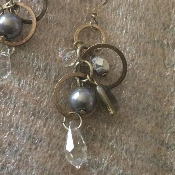 Silver Dangle Earrings - Picture 2 of 2
